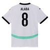 Camiseta de fútbol Austria Alaba 8 2ª equipación Euro 2024